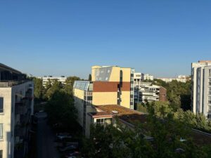 Blick vom Balkon