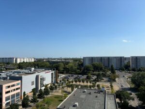 Aussicht vom Balkon