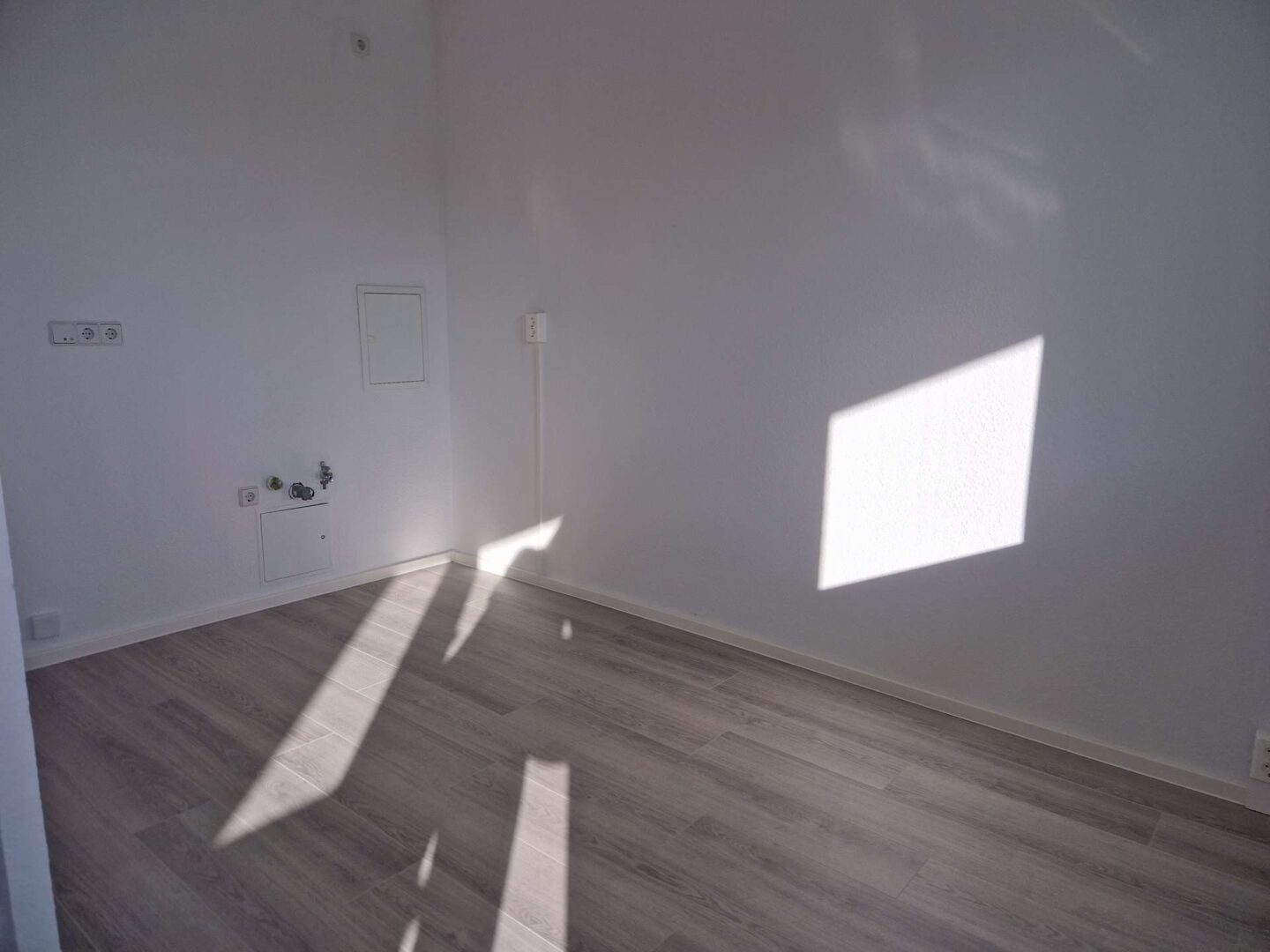 Offen Küche zu Zimmer 1