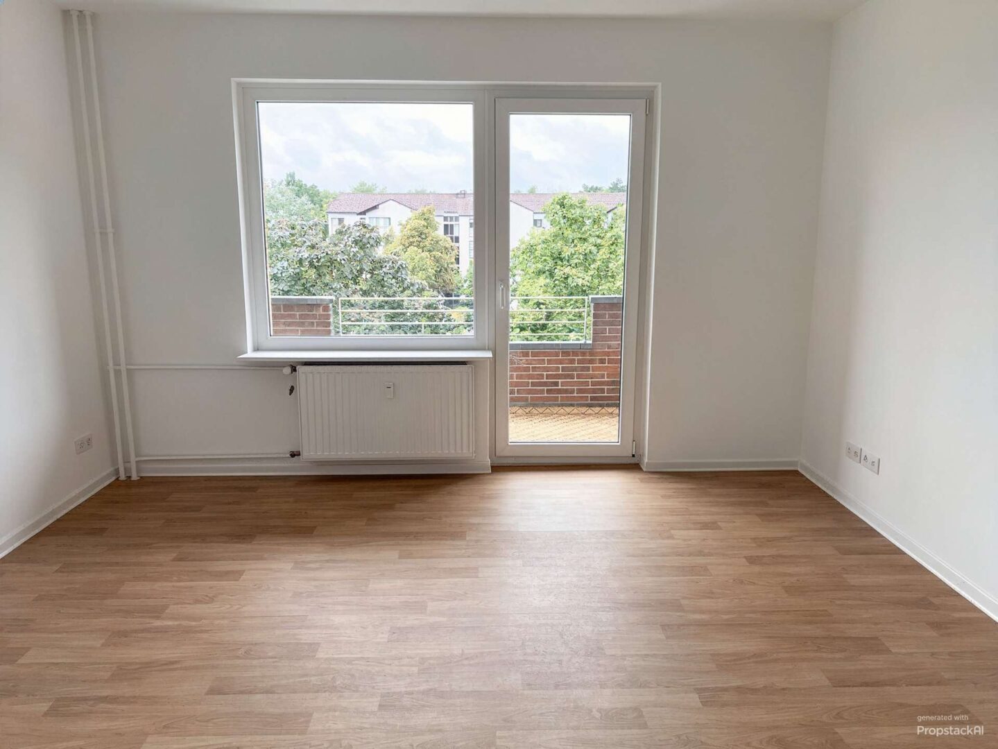 Wohnzimmer mit Balkon