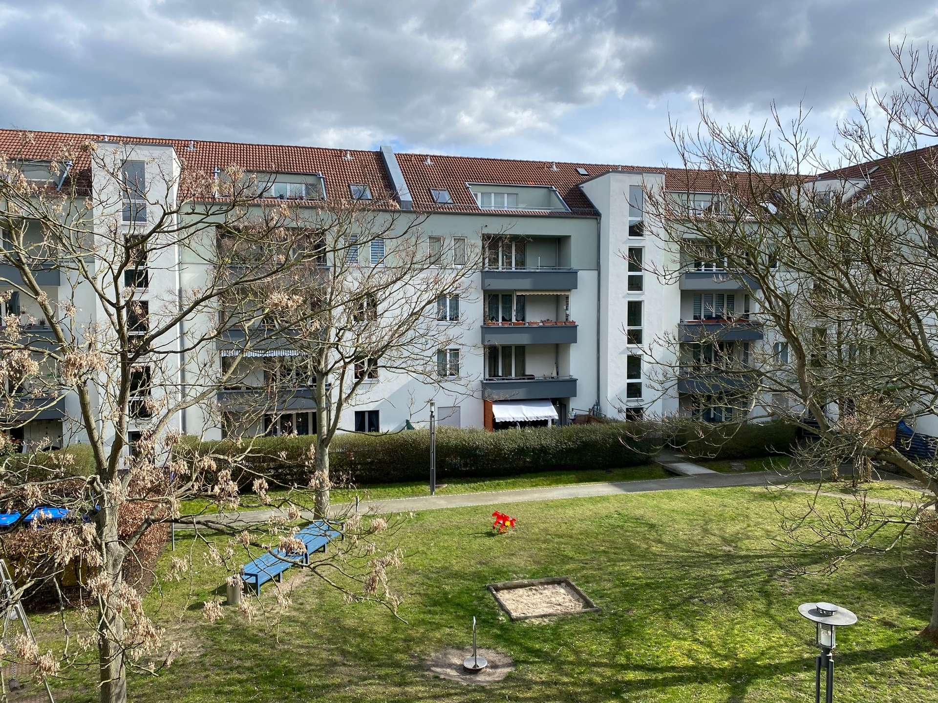 Aussicht vom Balkon